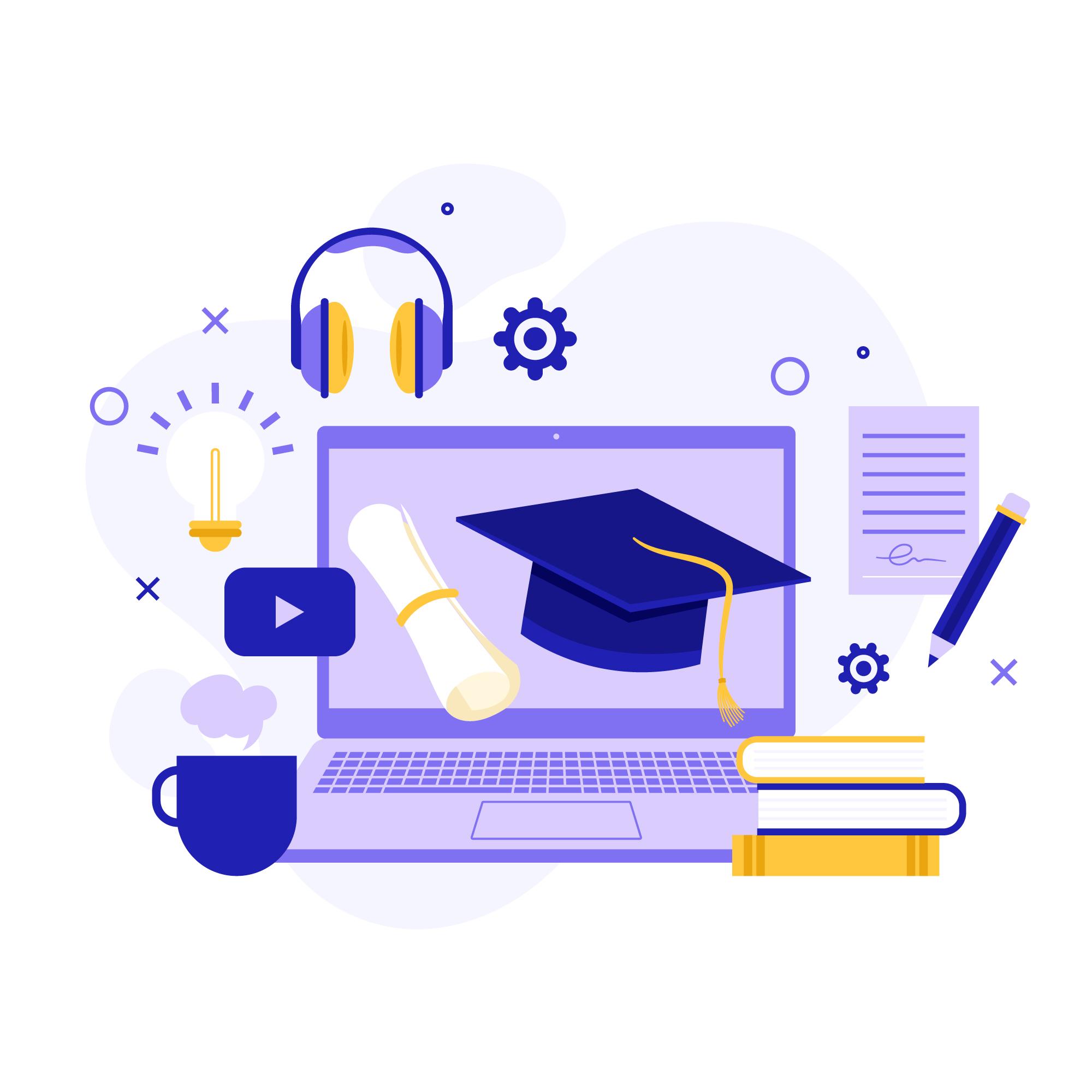 School education technology platform with digital learning tools, gradebook, and student management resources